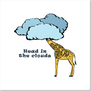 Head in the clouds Posters and Art